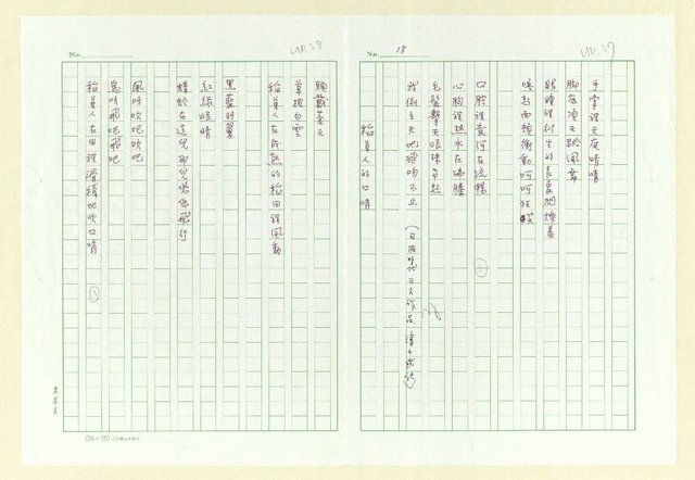 主要名稱：永州詩集「稻草人的口哨」圖檔，第30張，共39張