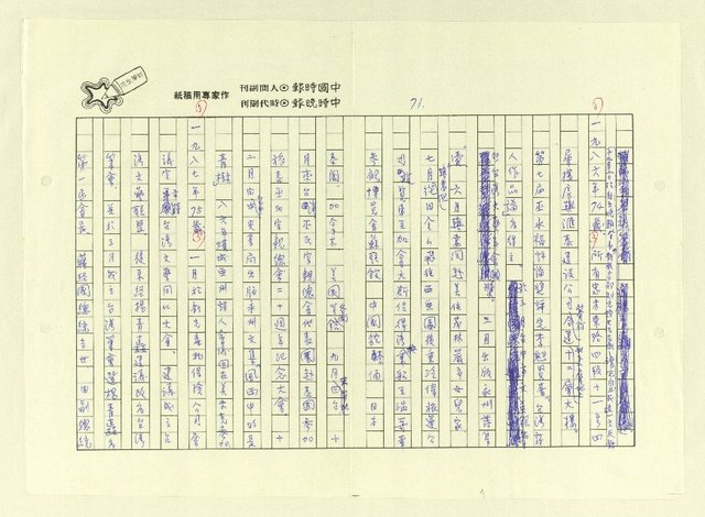 主要名稱：巫永福年誌圖檔，第72張，共80張