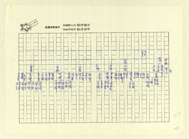 主要名稱：巫翁巫水公派下族譜 平陽巫．福建永定世系圖檔，第81張，共83張