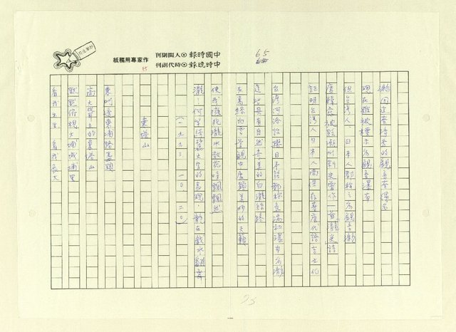 主要名稱：永州詩集──地平線的失落/劃一題名：南投縣文學家作品集圖檔，第73張，共74張