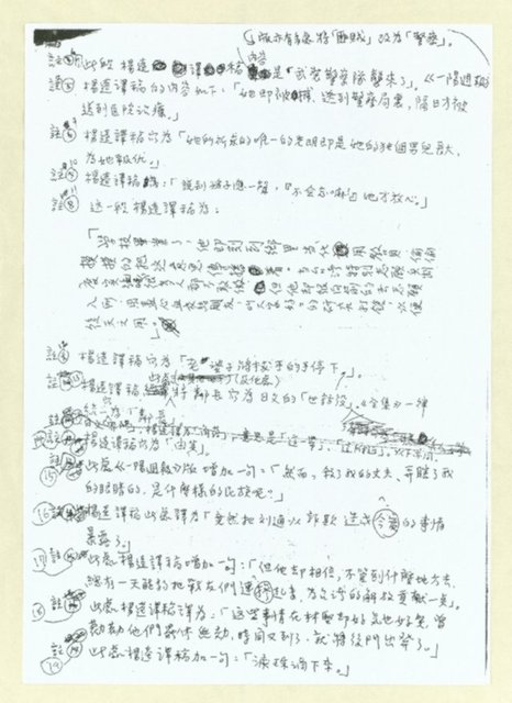 主要名稱：犬猿鄰組(註解初稿影本)圖檔，第18張，共19張