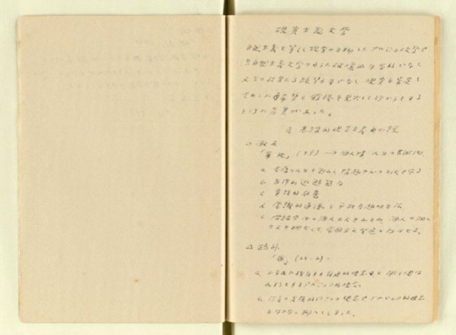 主要名稱：龍瑛宗筆記：近代日本文學史圖檔，第9張，共50張