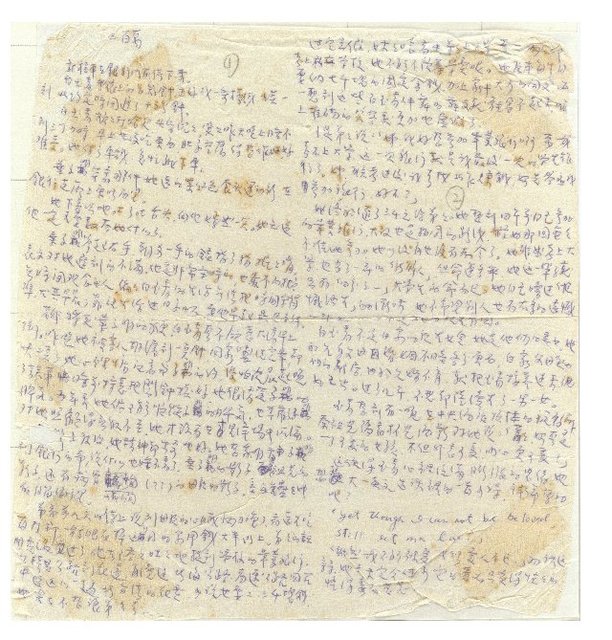 主要名稱：《這三個女人》部份草稿/副題名：三百萬圖檔，第2張，共13張