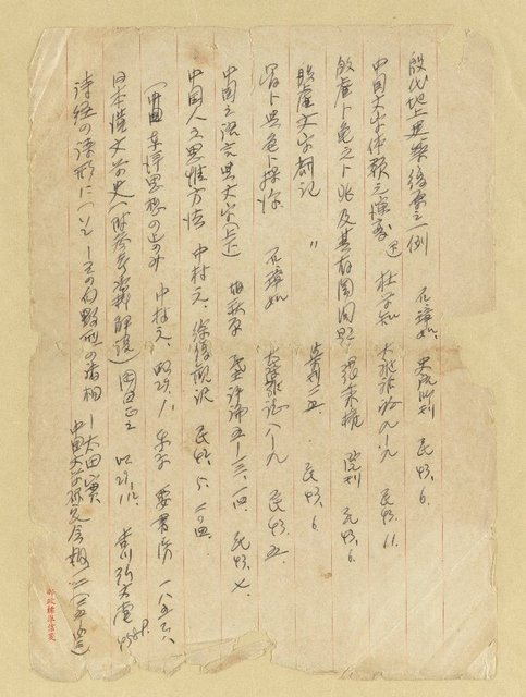 主要名稱：書目筆記資料（中國思想.文學史…）圖檔，第10張，共10張