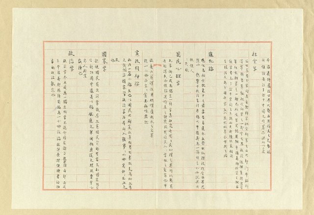 主要名稱：國民常識講義說略圖檔，第2張，共9張