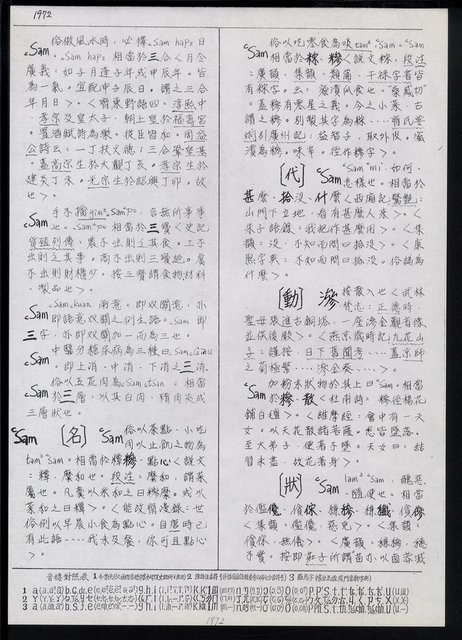 主要名稱：臺灣漢語辭典 s（手抄稿影本） 圖檔，第26張，共135張