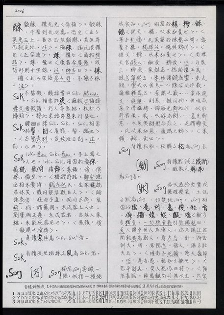 主要名稱：臺灣漢語辭典 s（手抄稿影本） 圖檔，第80張，共135張