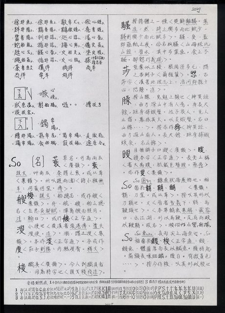 主要名稱：臺灣漢語辭典 s（手抄稿影本） 圖檔，第83張，共135張