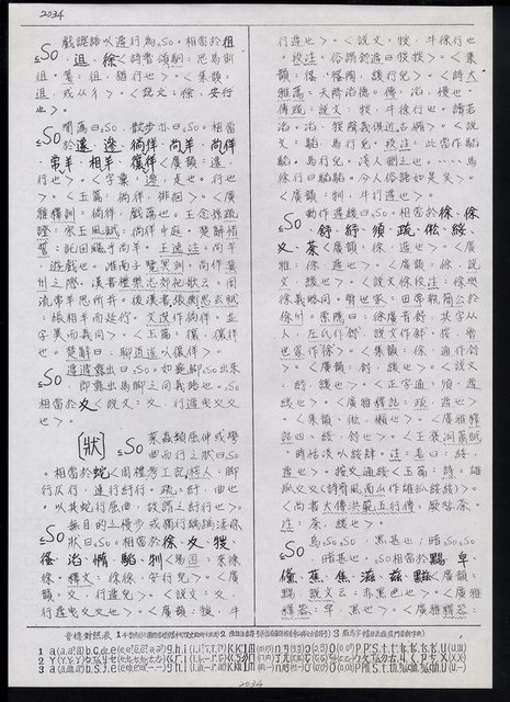 主要名稱：臺灣漢語辭典 s（手抄稿影本） 圖檔，第88張，共135張