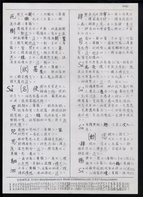 主要名稱：臺灣漢語辭典 s（手抄稿影本） 圖檔，第95張，共135張