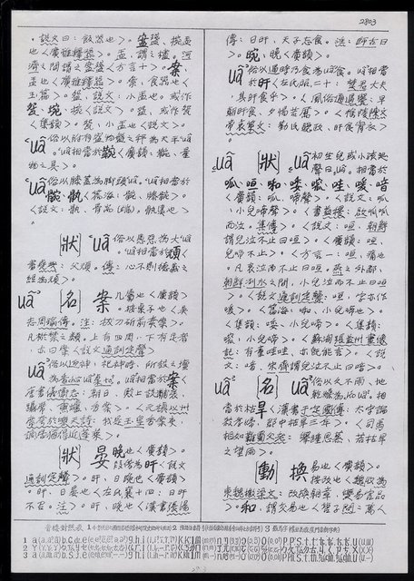 主要名稱：臺灣漢語辭典 u（手抄稿影本） 圖檔，第18張，共63張