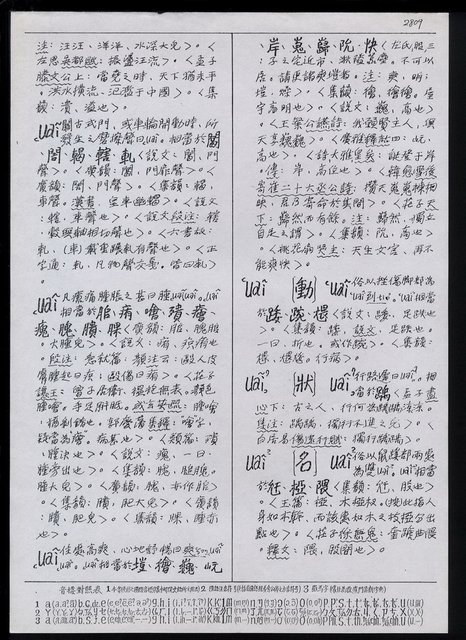 主要名稱：臺灣漢語辭典 u（手抄稿影本） 圖檔，第24張，共63張