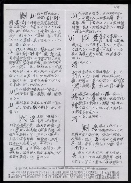 主要名稱：臺灣漢語辭典 u（手抄稿影本） 圖檔，第42張，共63張