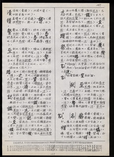 主要名稱：臺灣漢語辭典 tɕi（手抄搞影本）圖檔，第16張，共108張