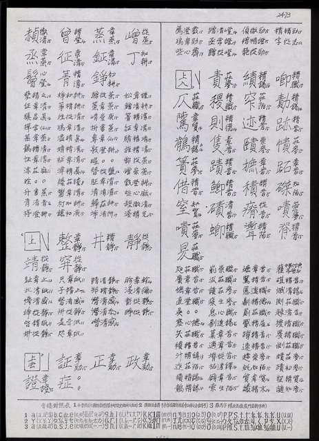 主要名稱：臺灣漢語辭典 tɕi（手抄搞影本）圖檔，第70張，共108張