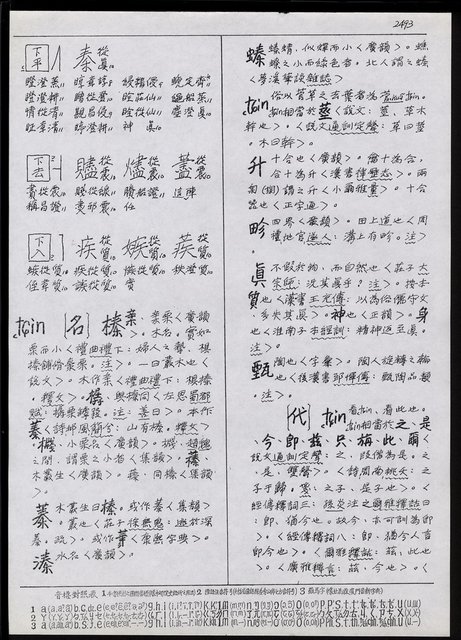 主要名稱：臺灣漢語辭典 tɕi（手抄搞影本）圖檔，第90張，共108張