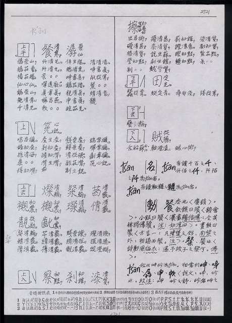 主要名稱：臺灣漢語辭典 t‘s（手抄稿影本） 圖檔，第22張，共88張