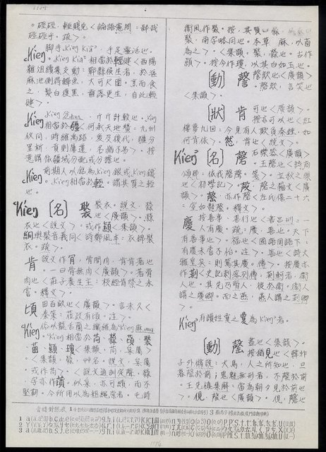 主要名稱：臺灣漢語辭典 K‘（2）（手抄稿影本） 圖檔，第5張，共88張