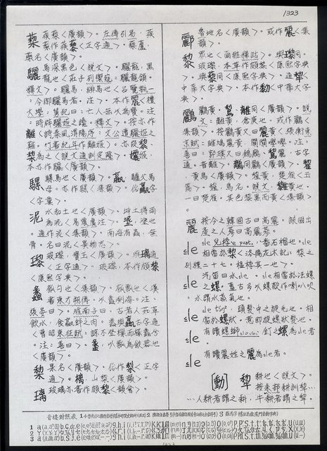 主要名稱：臺灣漢語辭典 L（1）（手抄稿影本） 圖檔，第58張，共109張