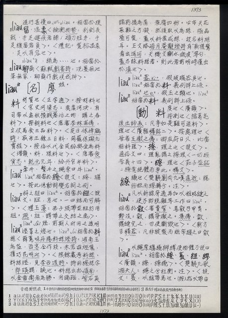 主要名稱：臺灣漢語辭典 L（1）（手抄稿影本） 圖檔，第108張，共109張