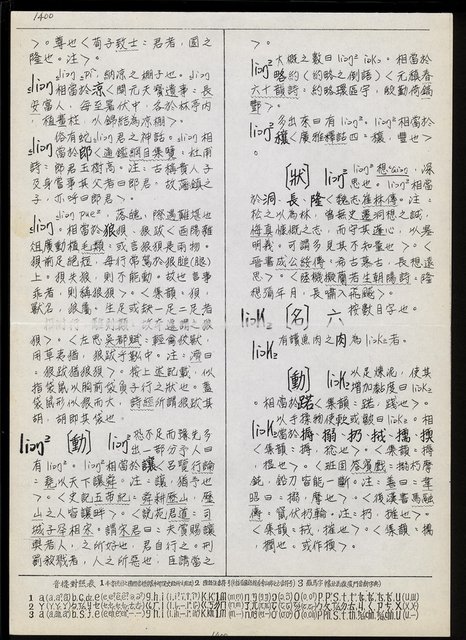 主要名稱：臺灣漢語辭典 L（2）（手抄稿影本） 圖檔，第28張，共105張