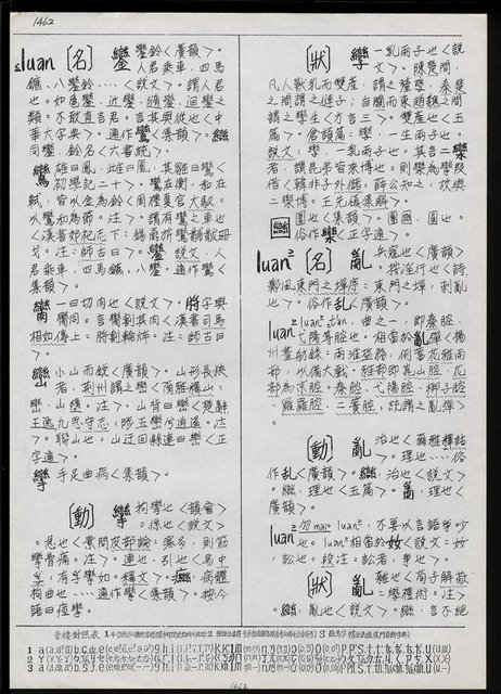 主要名稱：臺灣漢語辭典 L（2）（手抄稿影本） 圖檔，第90張，共105張