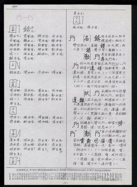 主要名稱：臺灣漢語辭典正文 P’（2）圖檔，第16張，共64張