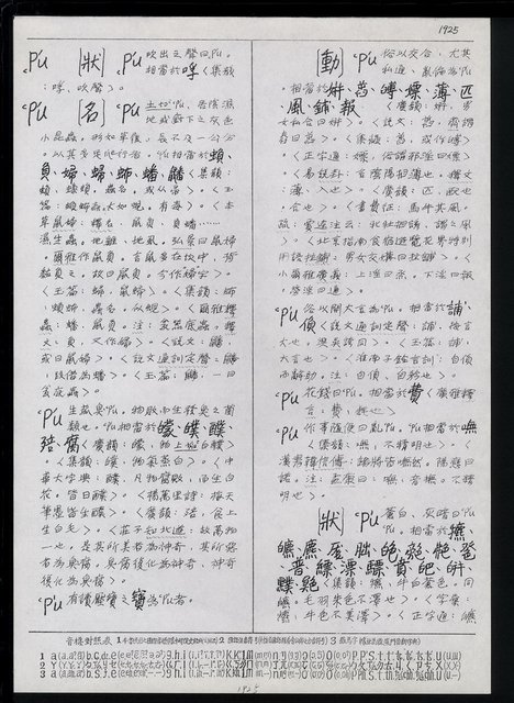 主要名稱：臺灣漢語辭典正文 P’（2）圖檔，第41張，共64張