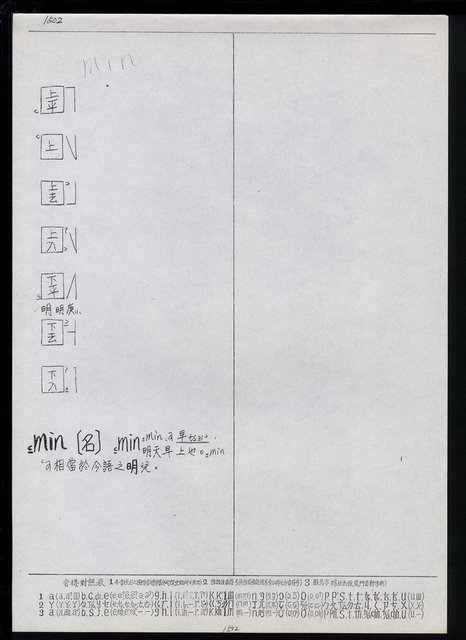 主要名稱：臺灣漢語辭典 M（手抄稿影本） 圖檔，第27張，共49張