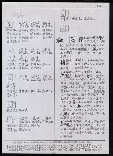 主要名稱：臺灣漢語辭典 t‘ɕi（手抄搞影本）圖檔，第65張，共75張