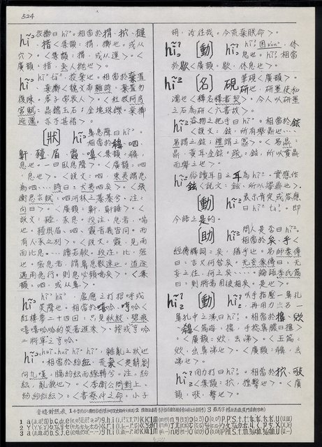 主要名稱：臺灣漢語辭典 h（2）（手抄稿影本） 圖檔，第13張，共92張