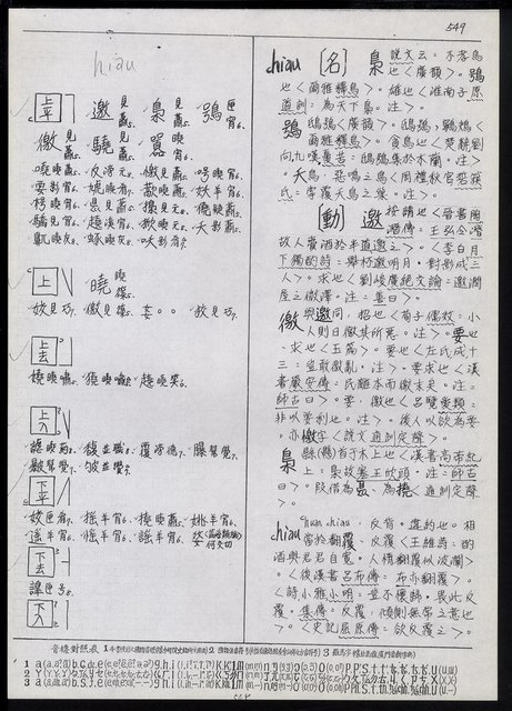 主要名稱：臺灣漢語辭典 h（2）（手抄稿影本） 圖檔，第38張，共92張