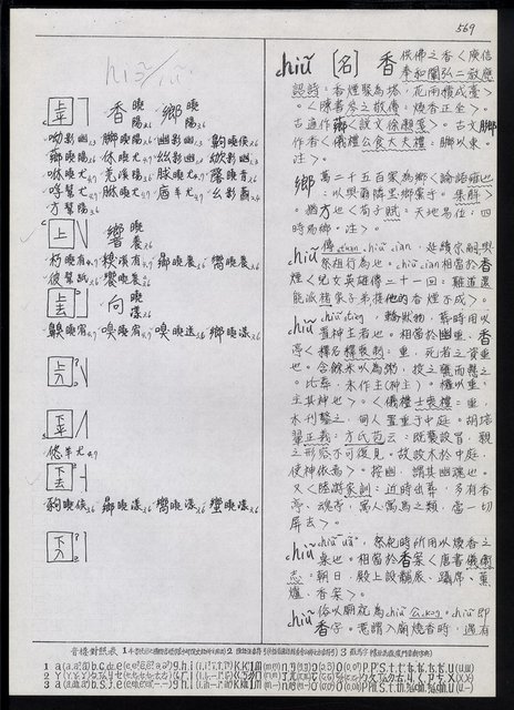 主要名稱：臺灣漢語辭典 h（2）（手抄稿影本） 圖檔，第58張，共92張