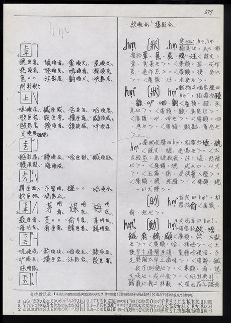 主要名稱：臺灣漢語辭典 h（2）（手抄稿影本） 圖檔，第66張，共92張