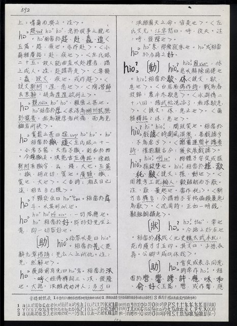 主要名稱：臺灣漢語辭典 h（2）（手抄稿影本） 圖檔，第81張，共92張