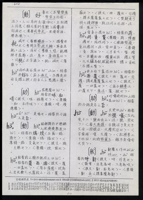 主要名稱：臺灣漢語辭典 h（2）（手抄稿影本） 圖檔，第91張，共92張