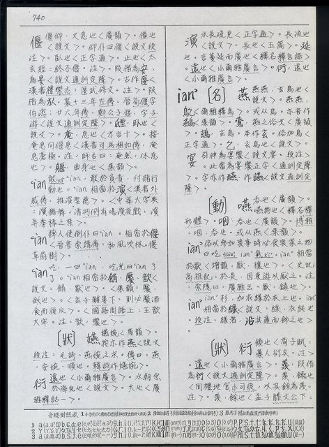 主要名稱：臺灣漢語辭典 i（手抄稿影本） 圖檔，第45張，共110張