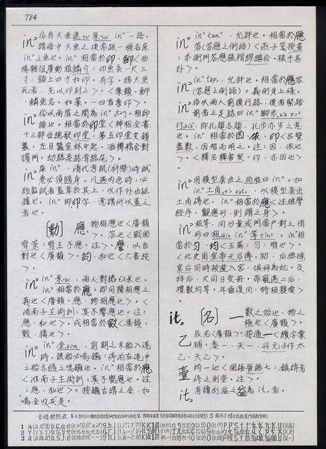 主要名稱：臺灣漢語辭典 i（手抄稿影本） 圖檔，第90張，共110張