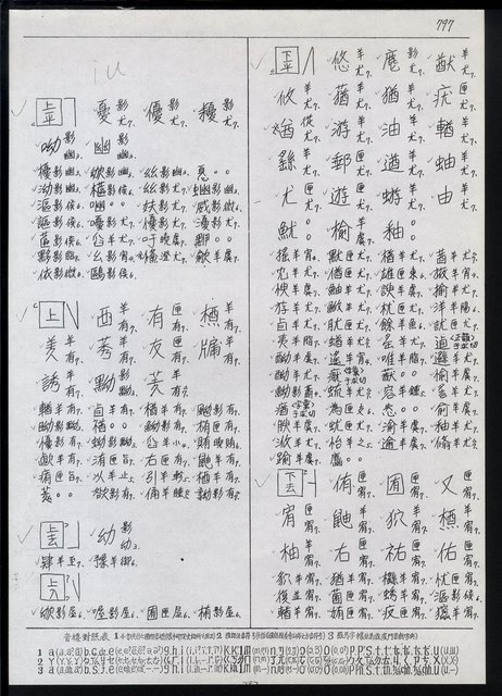 主要名稱：臺灣漢語辭典 i（手抄稿影本） 圖檔，第102張，共110張