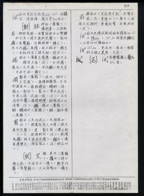 主要名稱：臺灣漢語辭典 i（手抄稿影本） 圖檔，第110張，共110張