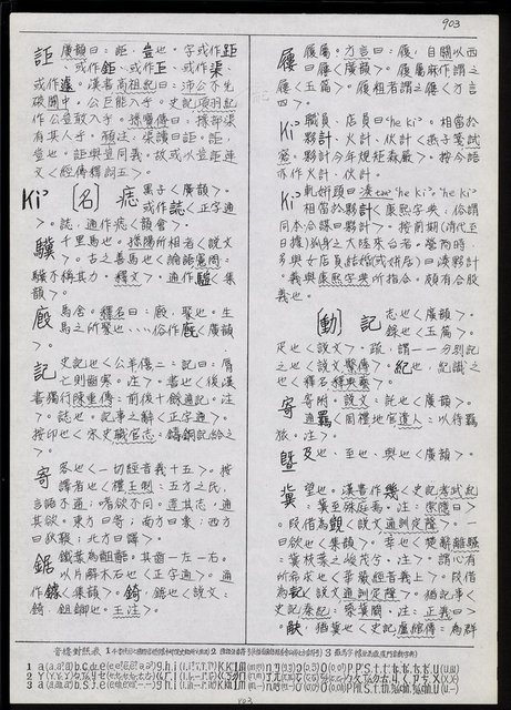 主要名稱：臺灣漢語辭典 K（Ⅱ）（手抄稿影本） 圖檔，第12張，共98張