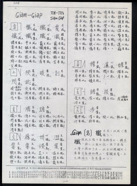 主要名稱：臺灣漢語辭典 ɕ（手抄稿影本）圖檔，第38張，共128張