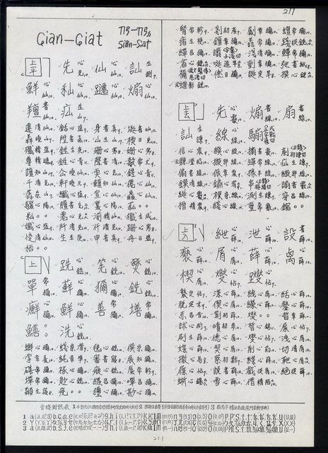 主要名稱：臺灣漢語辭典 ɕ（手抄稿影本）圖檔，第45張，共128張