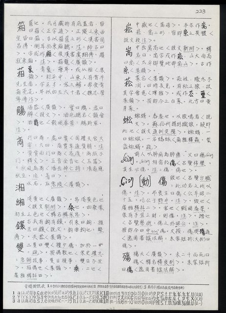 主要名稱：臺灣漢語辭典 ɕ（手抄稿影本）圖檔，第57張，共128張