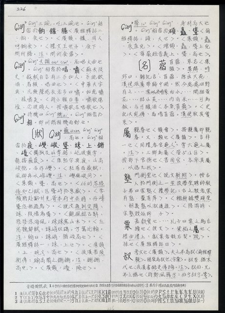 主要名稱：臺灣漢語辭典 ɕ（手抄稿影本）圖檔，第60張，共128張