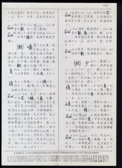 主要名稱：臺灣漢語辭典 ɕ（手抄稿影本）圖檔，第73張，共128張