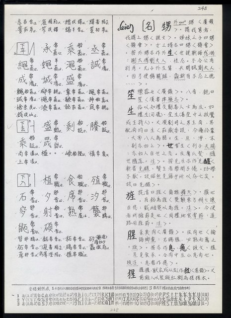 主要名稱：臺灣漢語辭典 ɕ（手抄稿影本）圖檔，第79張，共128張