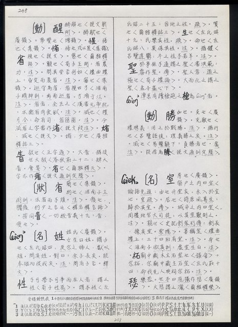 主要名稱：臺灣漢語辭典 ɕ（手抄稿影本）圖檔，第82張，共128張