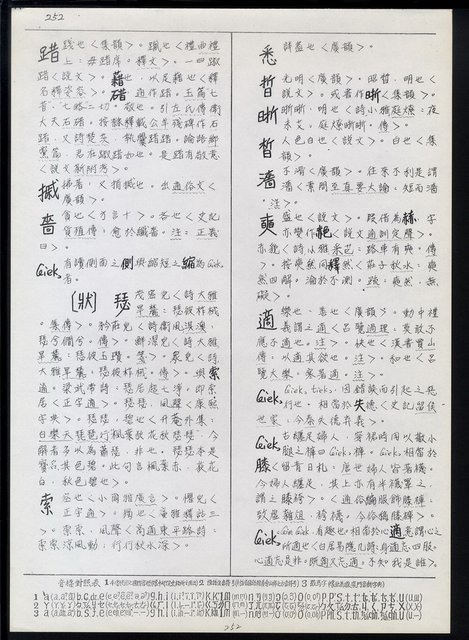 主要名稱：臺灣漢語辭典 ɕ（手抄稿影本）圖檔，第86張，共128張