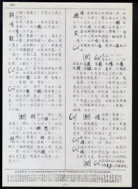 主要名稱：臺灣漢語辭典 ɕ（手抄稿影本）圖檔，第114張，共128張